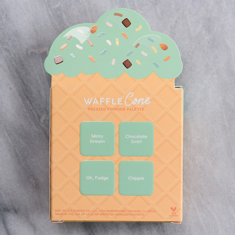 ColourPop Waffle Cone Pressed Powder Shadow Quad