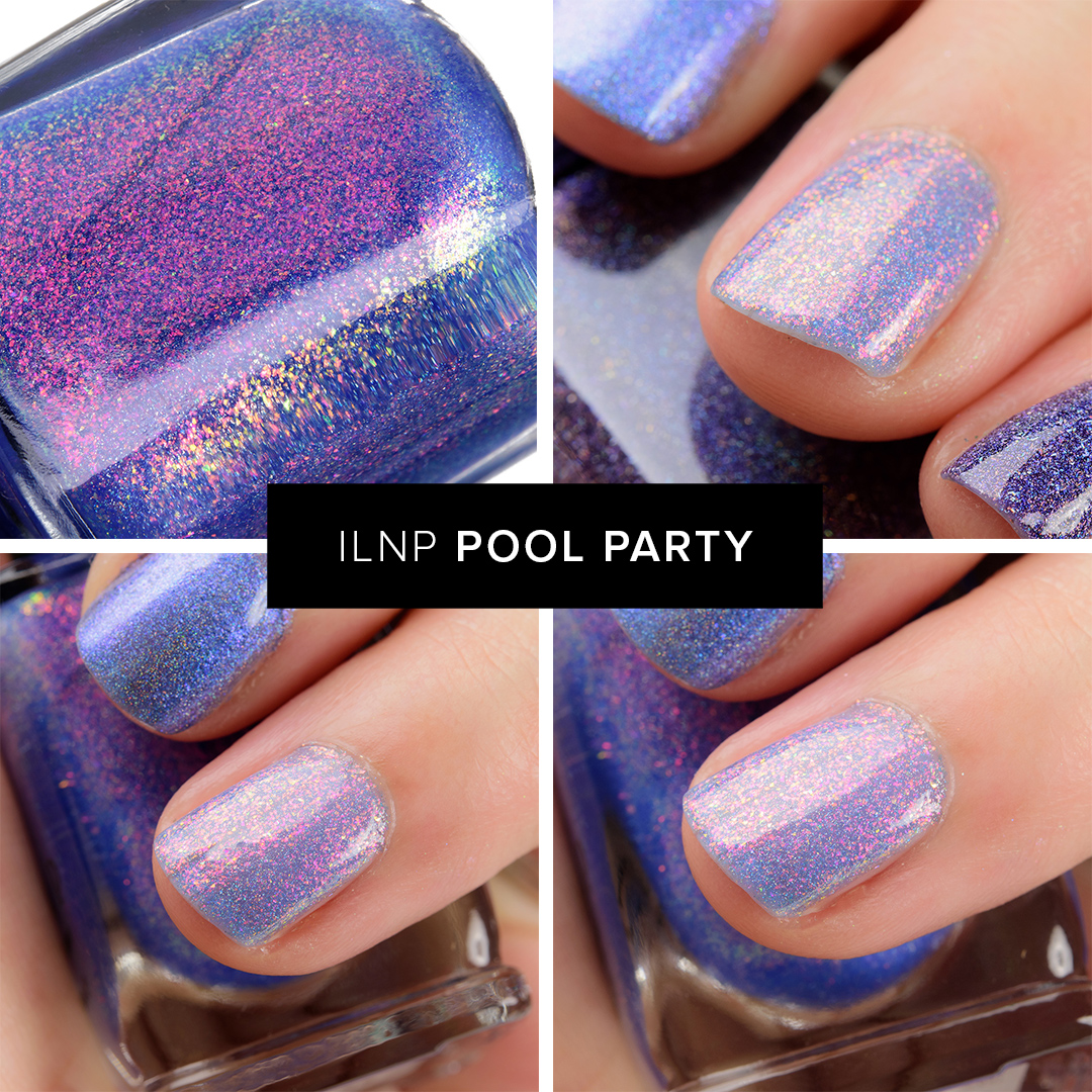 ILNP Pool Party Holographic Jelly Nail Polish