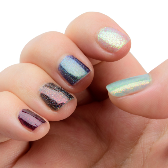 ILNP Black Orchid Holographic Nail Polish