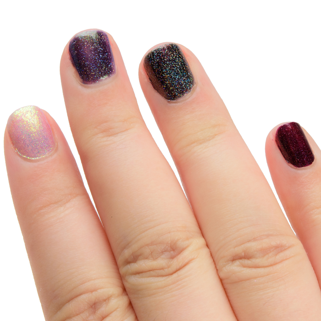 ILNP Black Orchid Holographic Nail Polish