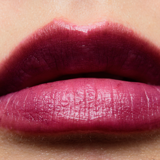 MAC Lady Bug, Glossed and Found, Succumb to Plum Lustreglass Lipsticks Reviews & Swatches