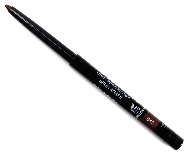 Chanel Brun Agape (943) Stylo Yeux Waterproof Long-Lasting Eyeliner Review  & Swatches