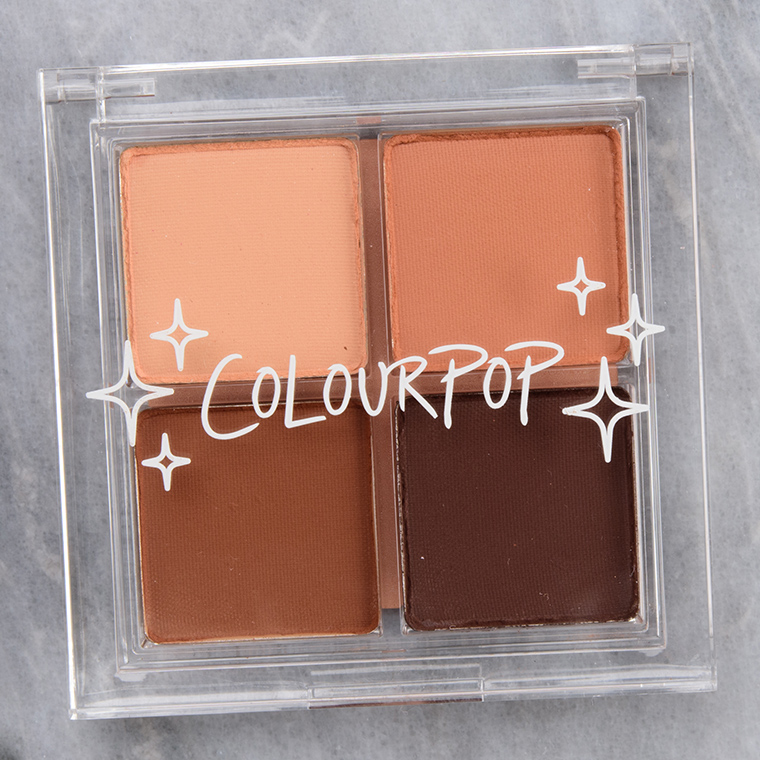 ColourPop Bare It All Pressed Powder Shadow Quad
