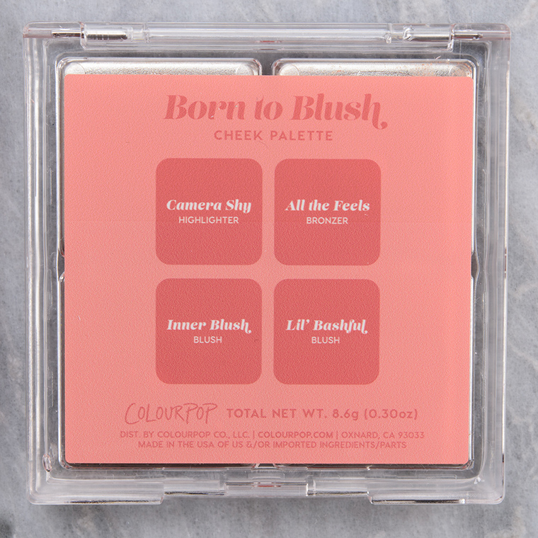 ColourPop Born to Blush 4-Pan Cheek Palette