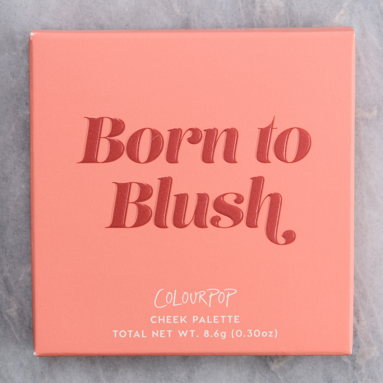 ColourPop Born to Blush 4-Pan Cheek Palette