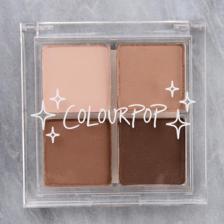 ColourPop Dare to Bare Pressed Powder Shadow Quad