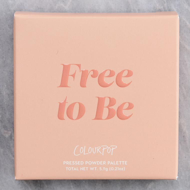 ColourPop Free to Be Pressed Powder Shadow Quad