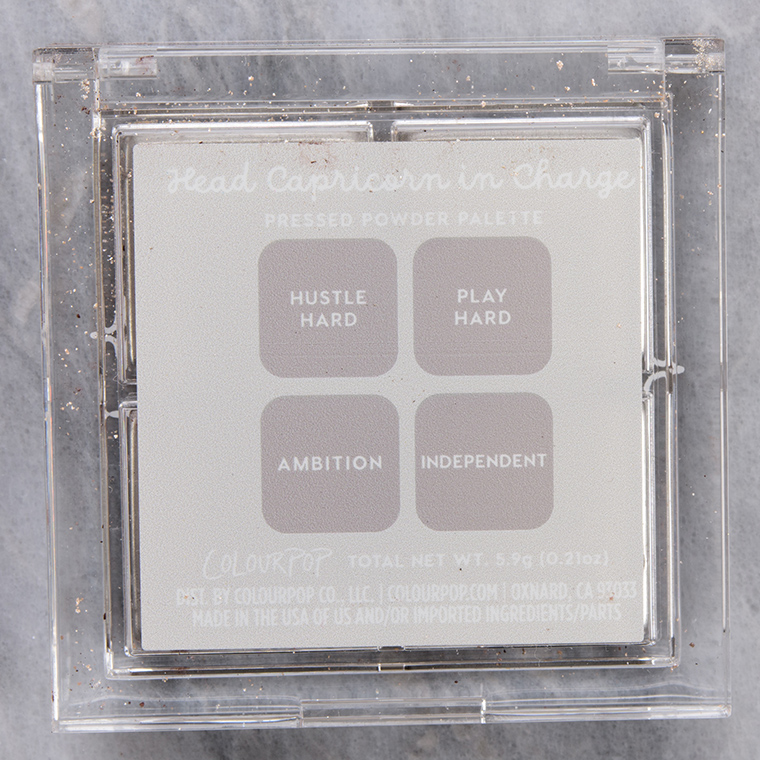 ColourPop Head Capricorn in Charge Pressed Powder Shadow Quad