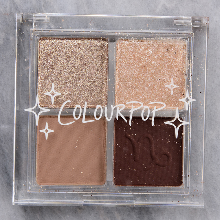 ColourPop Head Capricorn in Charge Pressed Powder Shadow Quad