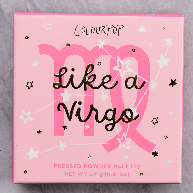 ColourPop Like a Virgo Pressed Powder Shadow Quad