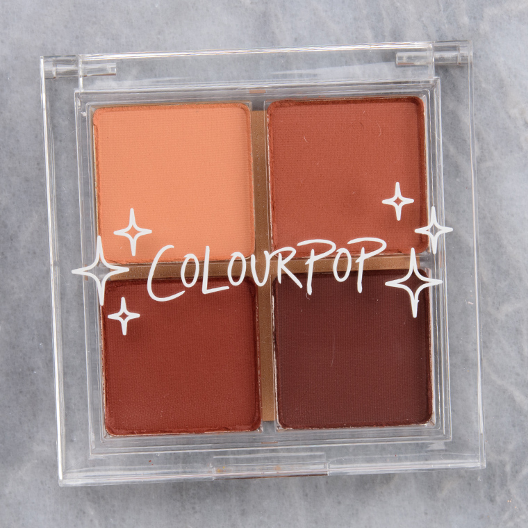 ColourPop Au Naturel Pressed Powder Shadow Quad