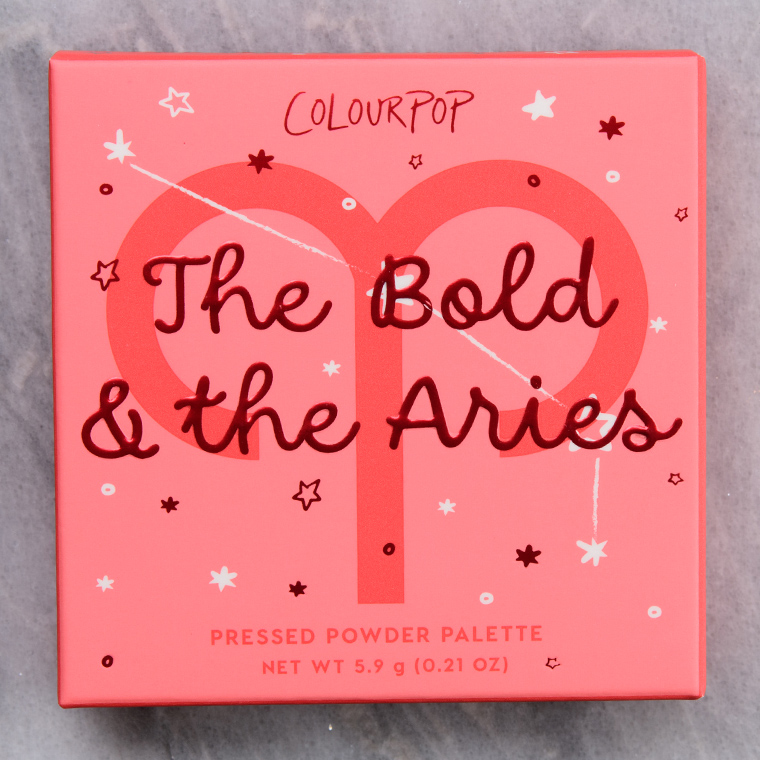 ColourPop The Bold and the Aries Pressed Powder Shadow Quad