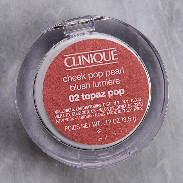 Clinique Topaz Pop (02) Cheek Pop Pearl