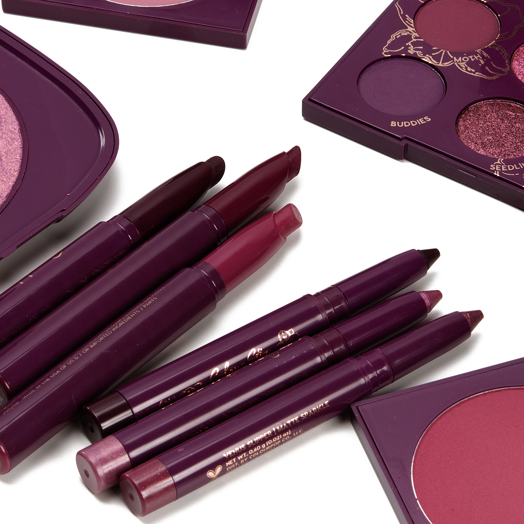 ColourPop Orchid Collection Swatches