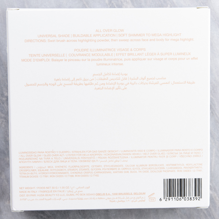 Huda Beauty Helios N.Y.M.P.H. All Over Highlighting Powder