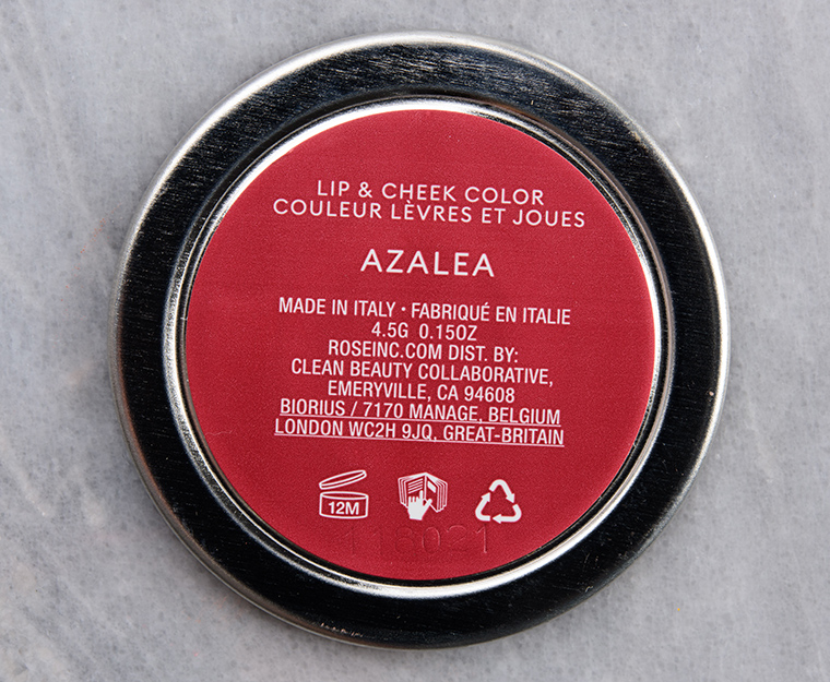 Rose Inc Azalea Blush Divine Clean Dewy Cream Blush
