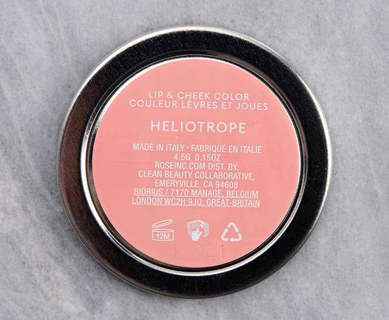 Rose Inc Heliotrope Blush Divine Clean Dewy Cream Blush