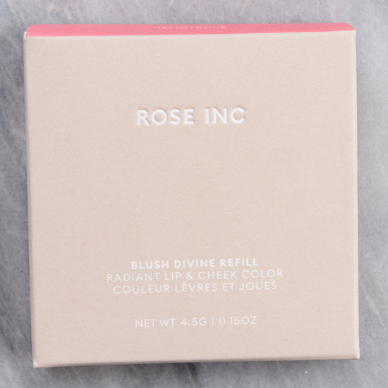 Rose Inc Heliotrope Blush Divine Clean Dewy Cream Blush Review & Swatches