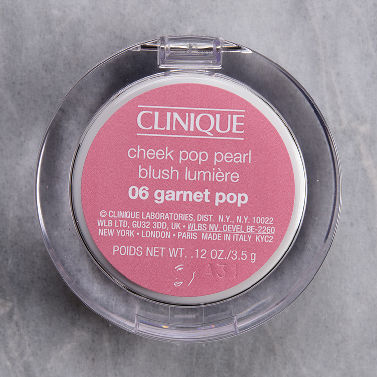 Clinique Garnet Pop (06) Cheek Pop Pearl