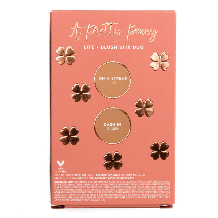 ColourPop A Pretty Penny Blush & Lite Stix Duo