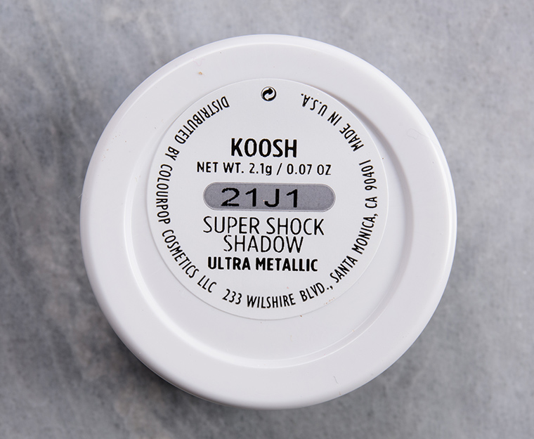 ColourPop Koosh Super Shock Shadow