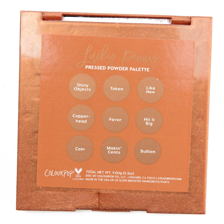 ColourPop Lucky Penny 9-Pan Pressed Powder Palette