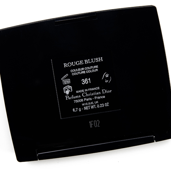 Dior Millefiori Motif (361) Rouge Blush Review & Swatches