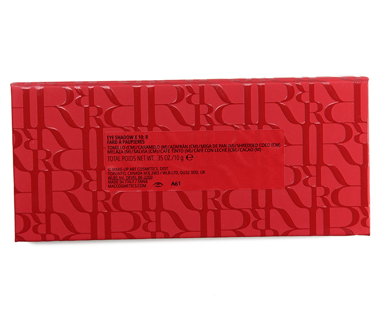 MAC R Eye Shadow x 10 Palette