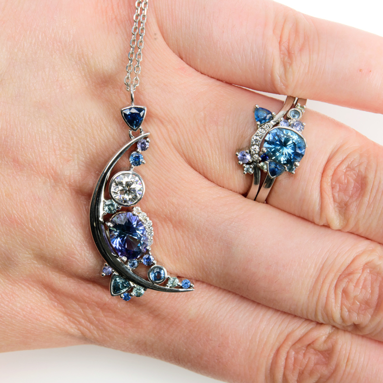 December is for tanzanite + turquoise: 18 color stories