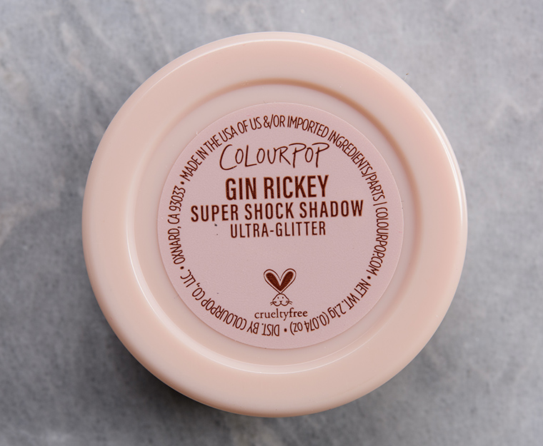 ColourPop Gin Rickey Super Shock Shadow