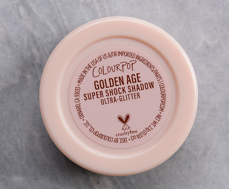 ColourPop Golden Age Super Shock Shadow
