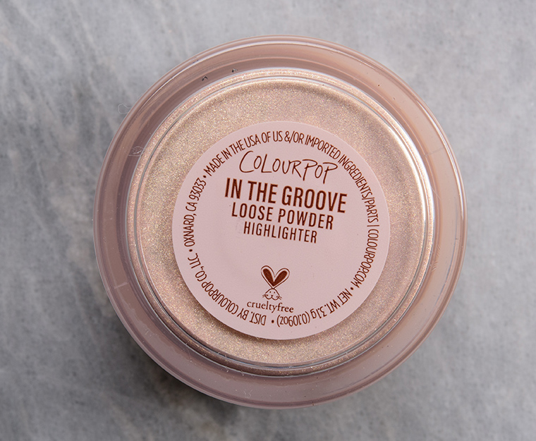 ColourPop In the Groove Luster Dust Loose Highlighter