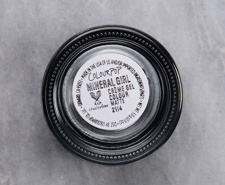 ColourPop Mineral Girl Crème Gel Colour