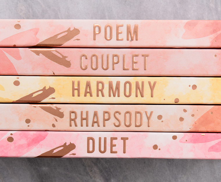 ColourPop Holiday 2021: Nude Notes Set Swatches