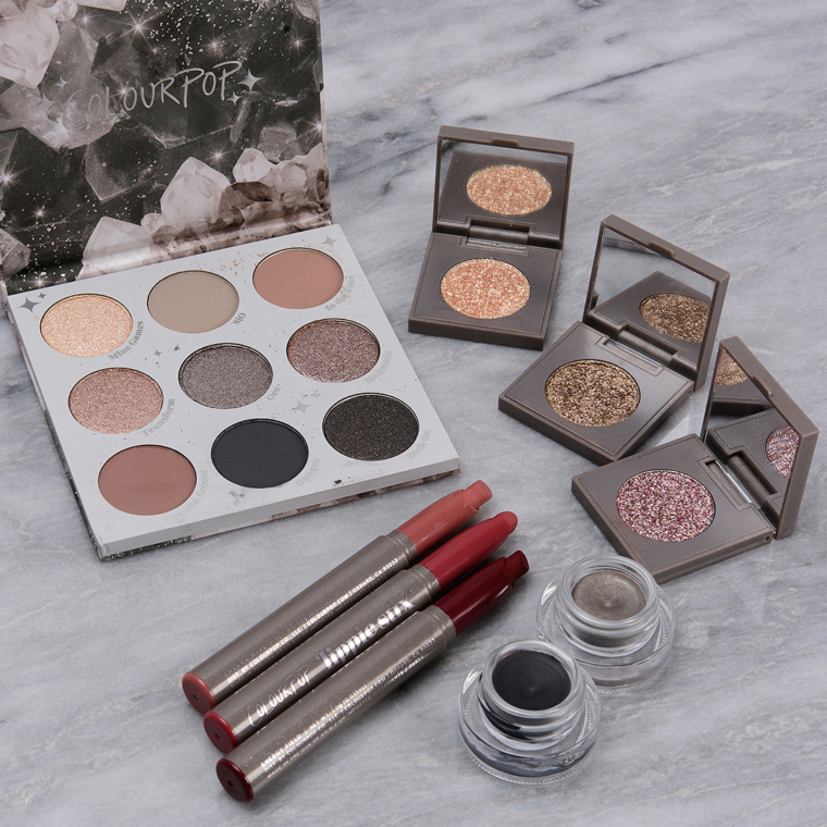 ColourPop Of Quartz Collection Swatches
