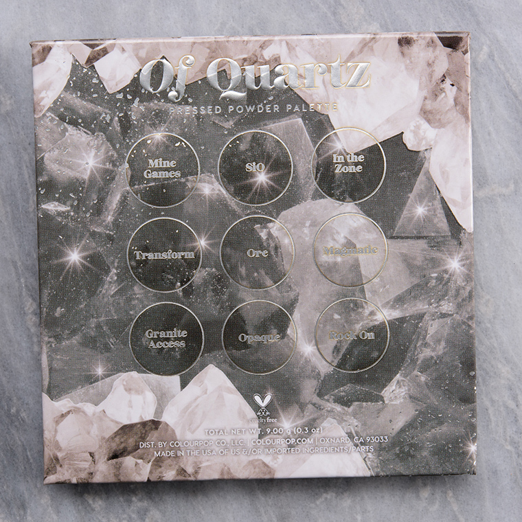 ColourPop Of Quartz 9-Pan Pressed Powder Palette