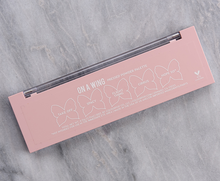 ColourPop On a Wing 5-Pan Pressed Powder Palette