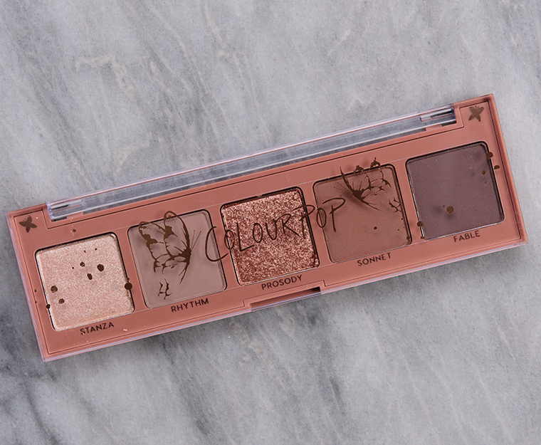 ColourPop Poem 5-Pan Pressed Powder Palette