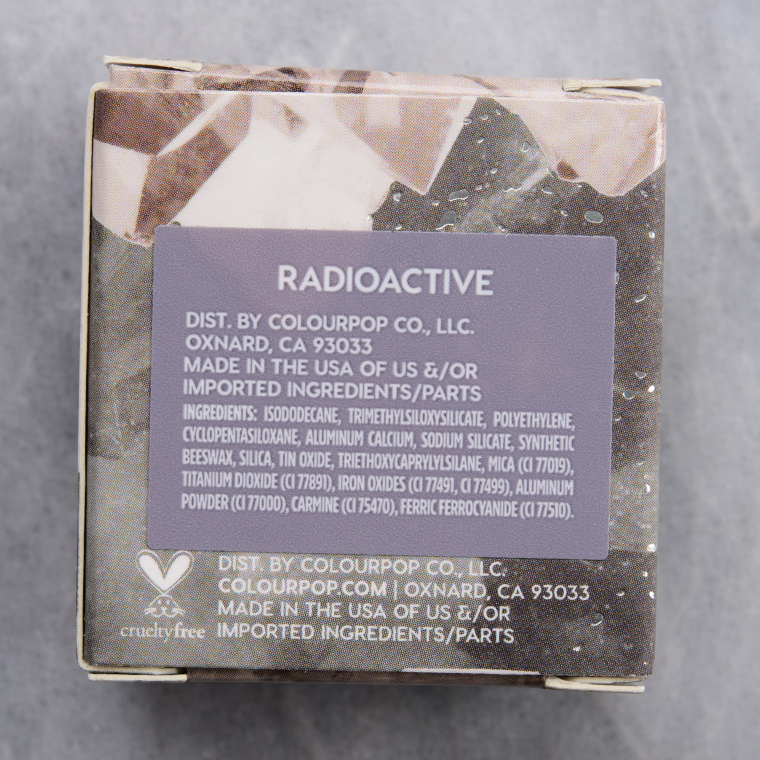 ColourPop Radioactive Crème Gel Colour