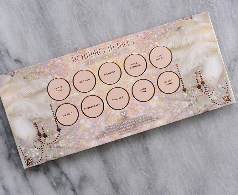ColourPop Roaring Hearts 10-Pan Pressed Powder Palette