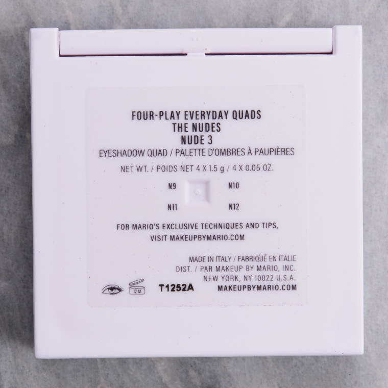Makeup by Mario The Nudes 3 Four-Play Everyday Eyeshadow Quad