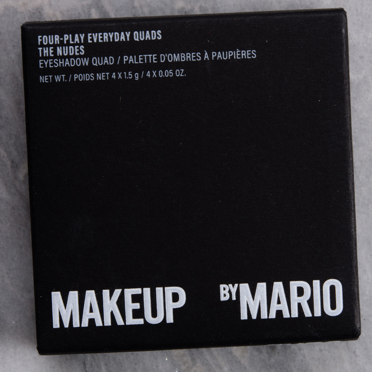 Makeup by Mario The Nudes 3 Four-Play Everyday Eyeshadow Quad