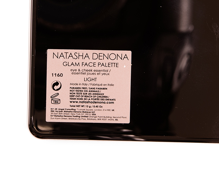 Natasha Denona Glam (Light) Face Palette