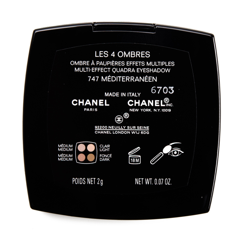 Chanel Mediterraneen (747) Les 4 Ombres Multi-Effect Quadra Eyeshadow