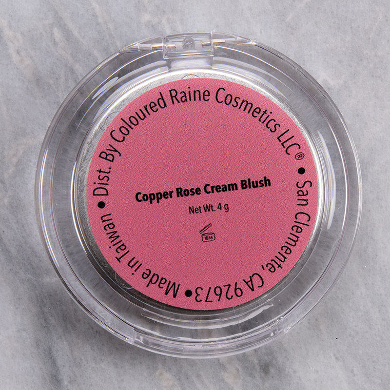Coloured Raine Copper Rose Botanical Cream Blush