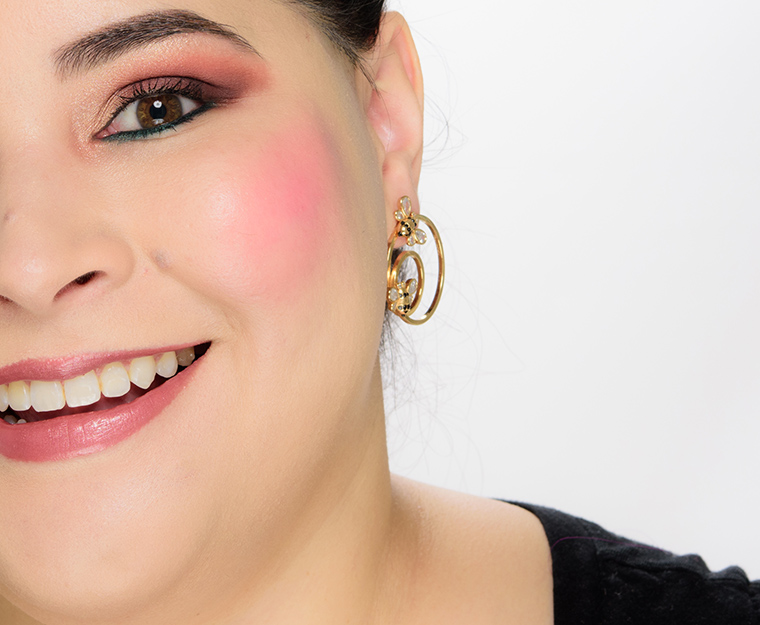 Coloured Raine Floral Cream Blush