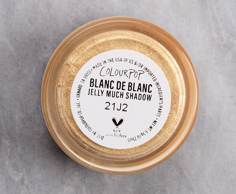ColourPop Blanc de Blanc Jelly Much Eyeshadow