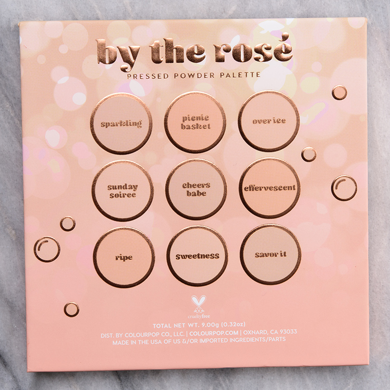 ColourPop By the Rose 12-Pan Pressed Powder Shadow Palette