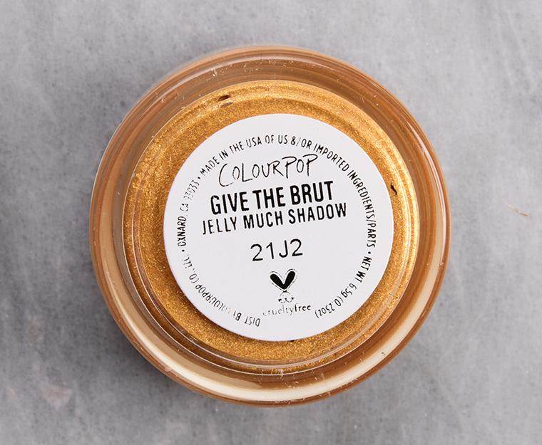 ColourPop Give the Brut Jelly Much Eyeshadow