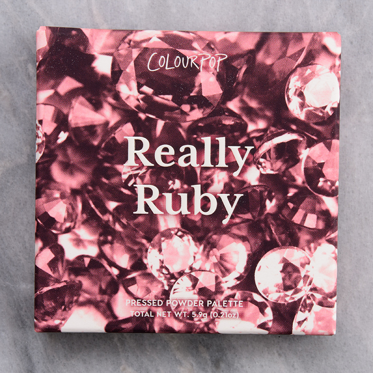 ColourPop Really Ruby Pressed Powder Shadow Quad